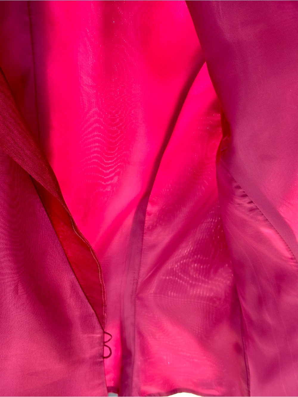 Alex Evenings Shimmer Organza Jacket or Top Raspberry Pink Evening Mother Bride - Picture 11 of 15